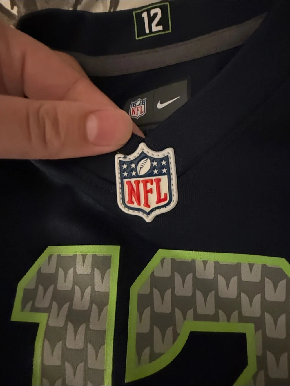 Nike Toddler Seahawks #12 Jersey